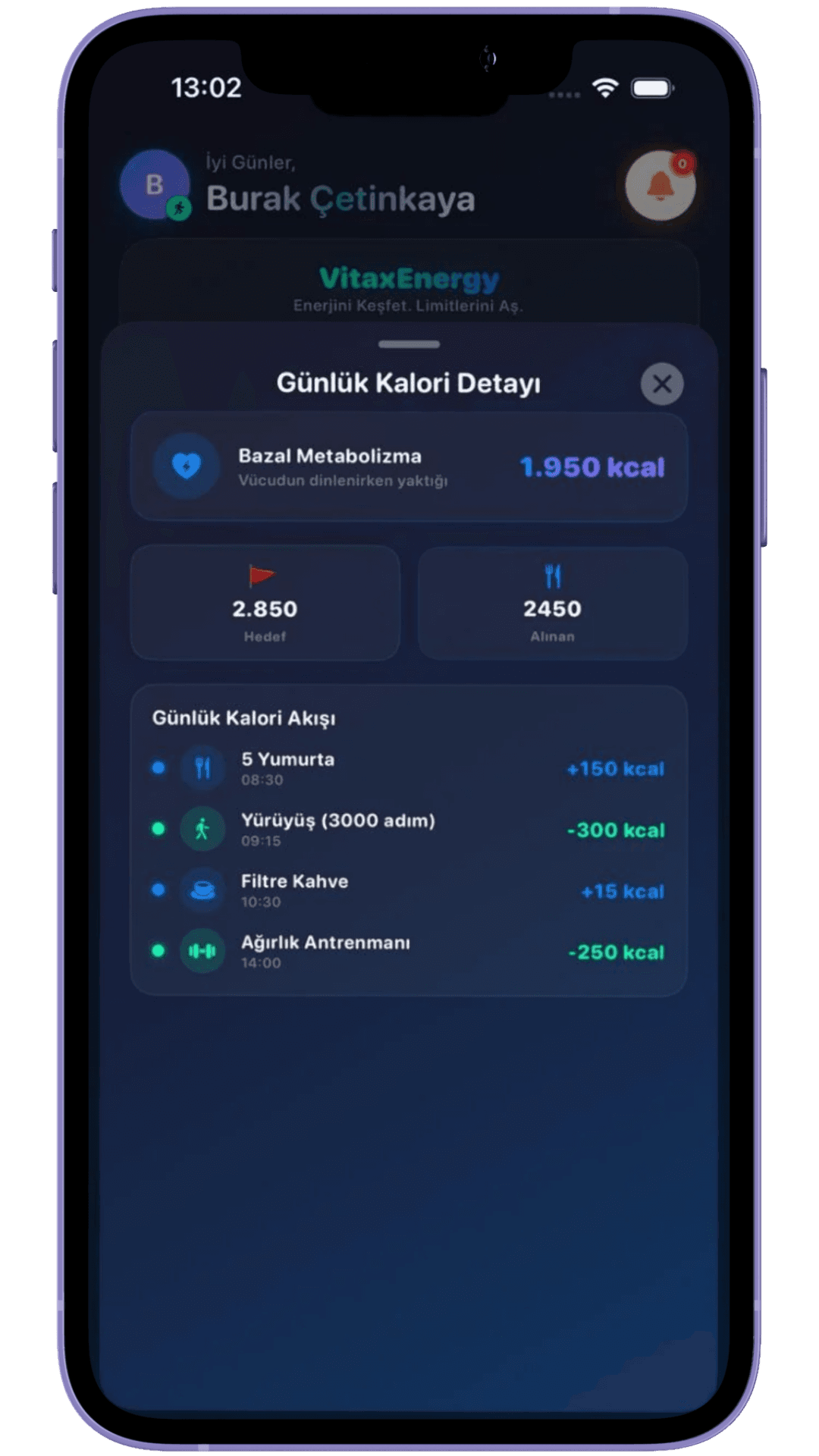 Energy & Calorie Hub